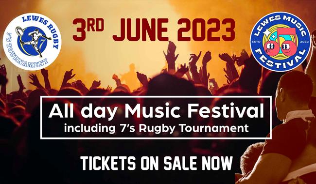 Lewes Music Festival and Rugby 7's Tournament
