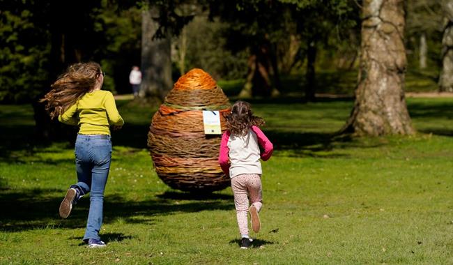 The egg trail at Blenheim Palace Easter Eggstravaganza