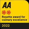 AA 2 Rosette Award for Culinary Excellence