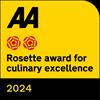 AA 2 Rosette Award For Culinary Excellence 2024