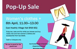 Poster for clothes sale 06.04.24