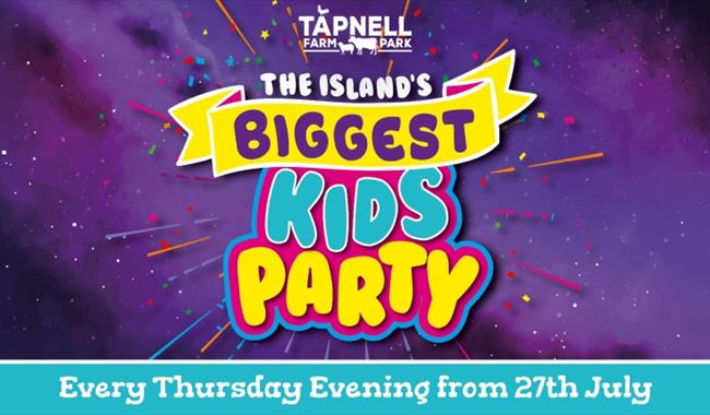 Isle of Wight, Things to do, Tapnell Farm Park, Biggest Kids Party, Summer Holidays, Every Thursday evening