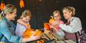 Pumpkin Carving at Tapnell Farm Park at Halloween event, Isle of Wight, What's On