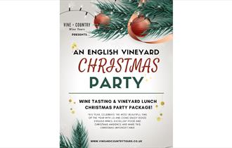 poster for An English Vineyard Christmas Party