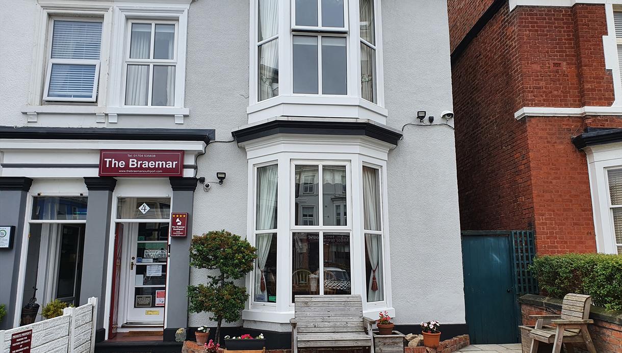 The front of The Braemar Southport