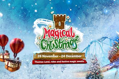 A graphic for Magical Christmas at Drayton Manor Resort, Staffordshire