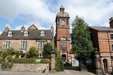 Staffordshire Moorlands Tourist Information Centre is housed in the historic Nicholson Institute in Leek, Staffordshire.
