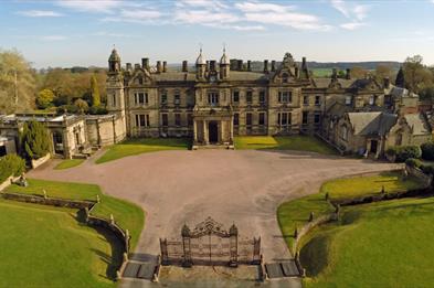 Aerial View of Sandon Hall