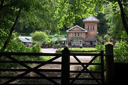 Ramblers Retreat tea room nestled in the Churnet Valley at Dimmingsdale
