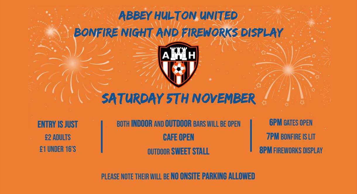 Abbey Hulton United FC Annual Bonfire and Fireworks Display