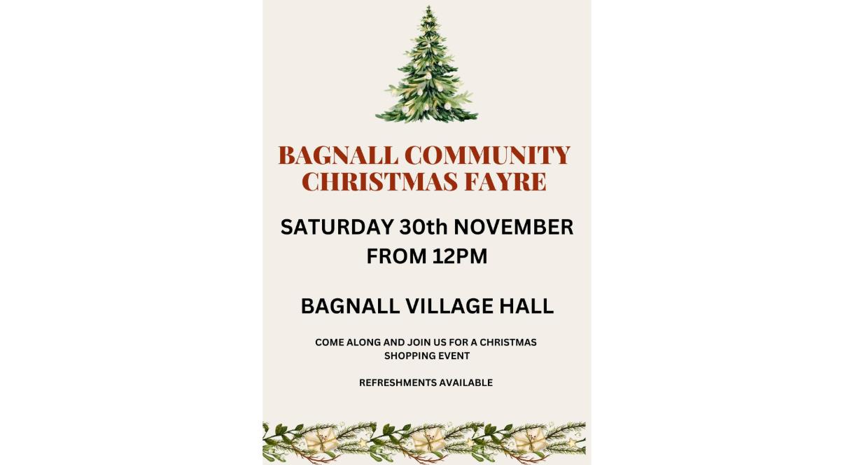 Bagnall Community Christmas Fayre