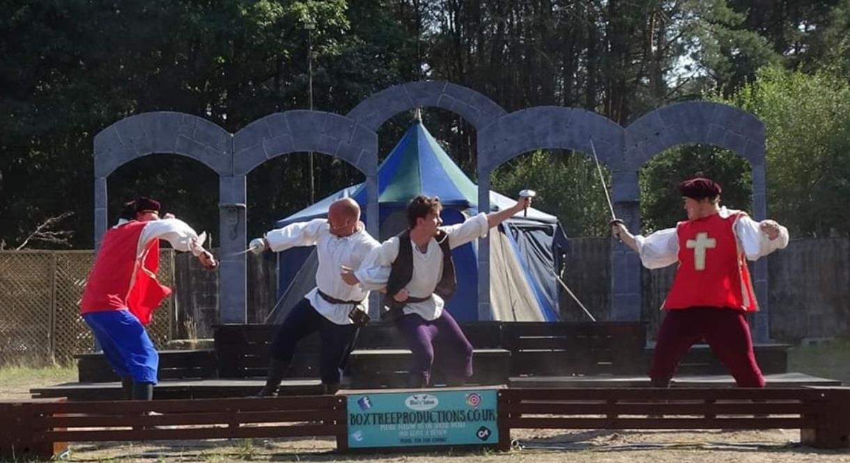 image of an outdoor play being performed at Bolton Gate Arts