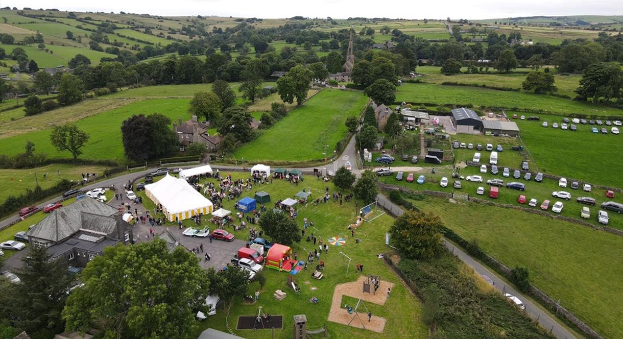 Ariel view of Butterton Wakes