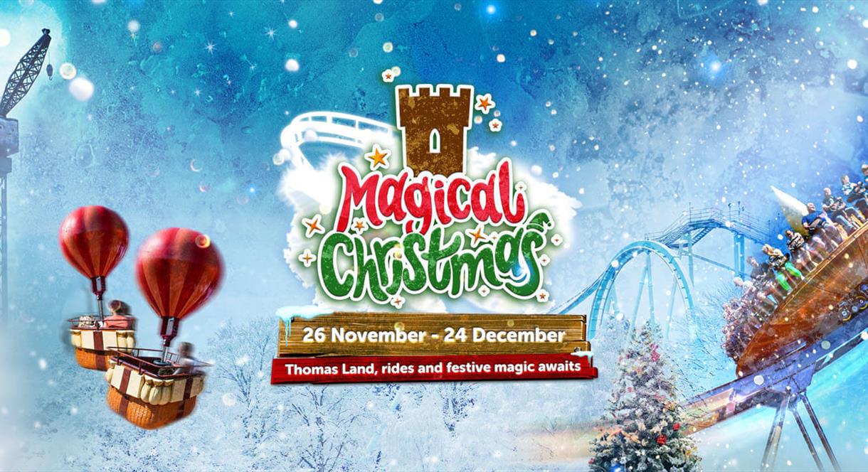 A graphic for Magical Christmas at Drayton Manor Resort, Staffordshire