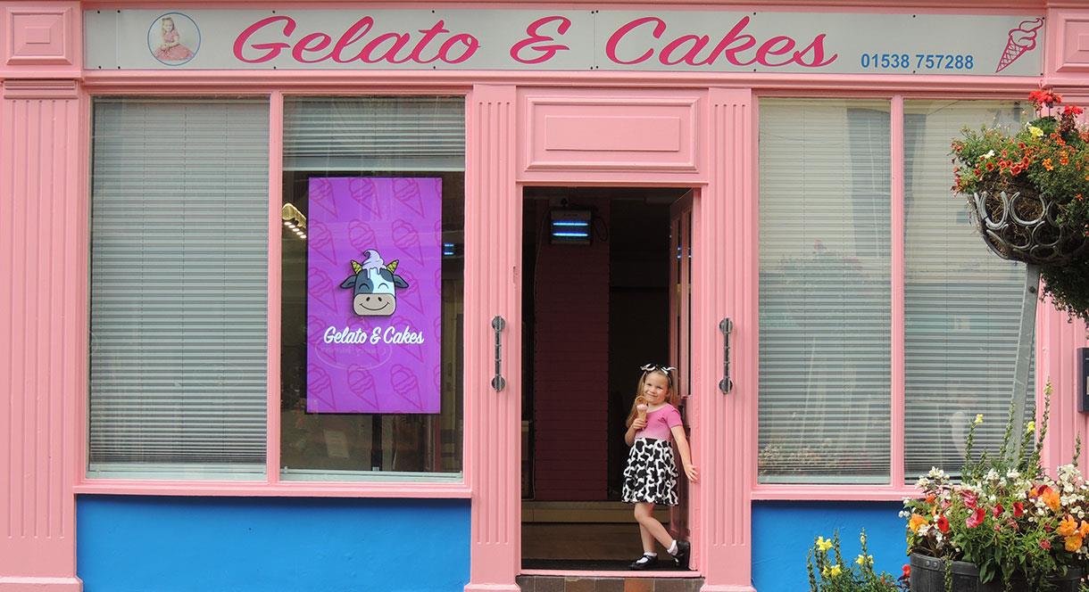 Gelato & Cakes, High Street, Cheadle, Staffordshire