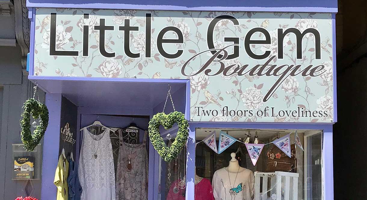 Little Gem Boutique Shop Gift in Leek, Leek Enjoy Staffordshire