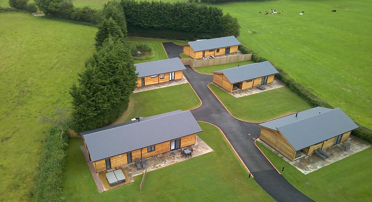 Mayfield Snuggery, Staffordshire has 5 luxury lodges sleeping 2 - 4 guests