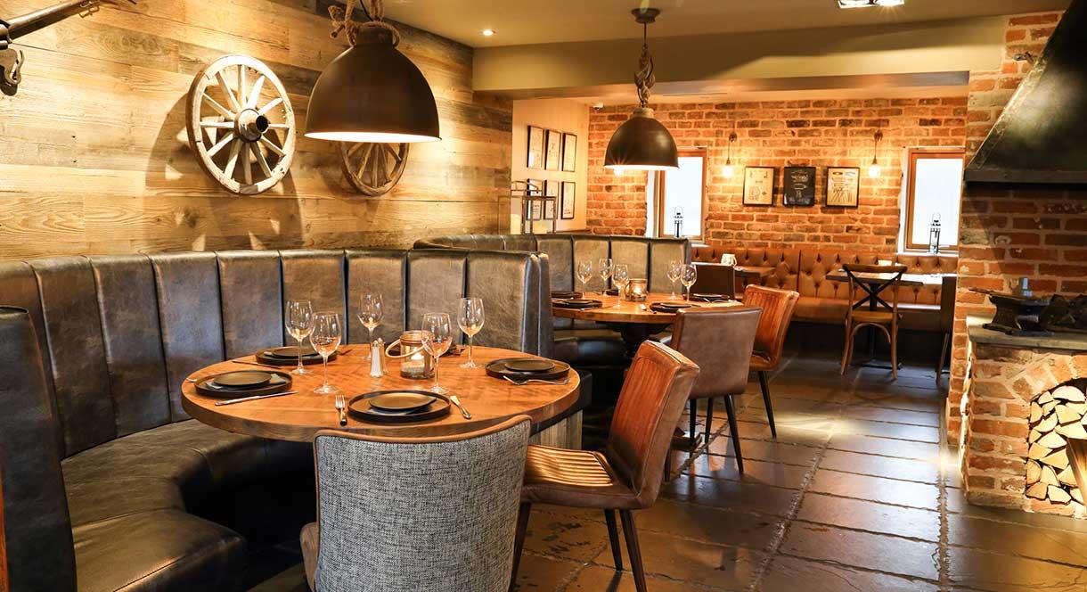 Restaurant at the Three Horseshoes Country Inn Leek Enjoy Staffordshire