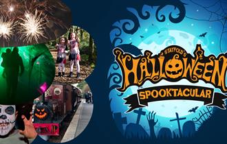 Image shows a graphic for Halloween Spooktacular