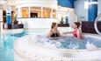 Jacuzzi with a friend