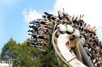 Nemesis rollercoater at Alton Towers Resort