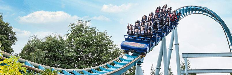 Shockwave rollercoaster at Drayton Manor Resort