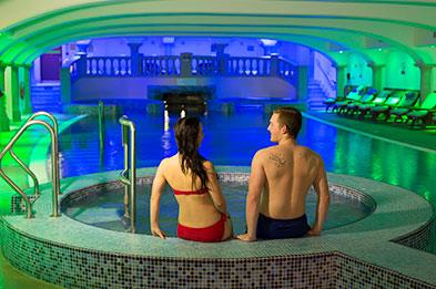 The vitality pool at Hoar Cross Hall Spa Resort, Staffordshire