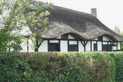 The exterior of Izaak Walton's Cottage, Staffordshire