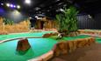 A shot showing a few of the challenging holes at Adventure Mini Golf, Staffordshire