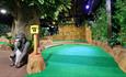 One of the themed holes at Adventure Mini Golf, Staffordshire