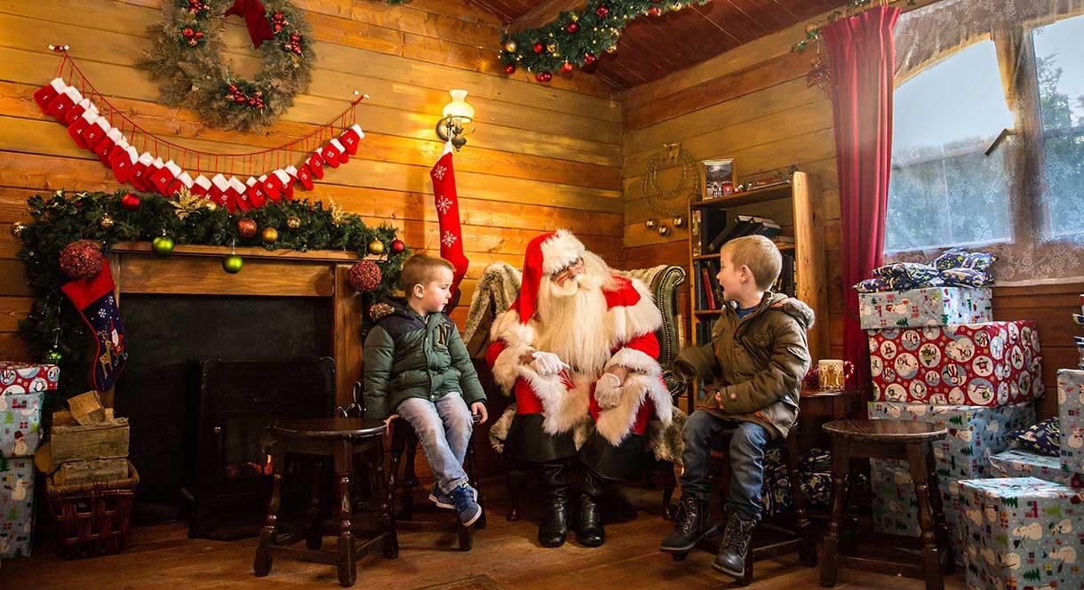Visit Santa's Woodland Grotto as part of your Santa's Sleepover at Alton Towers Resort