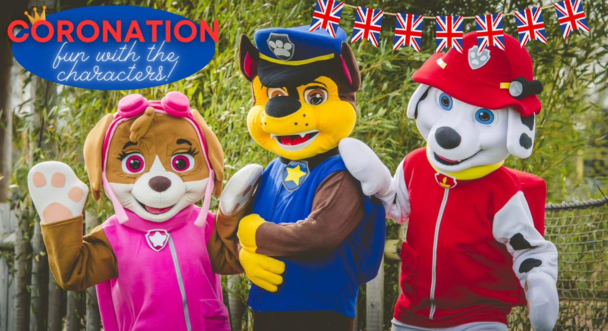 Characters from Paw Patrol will be among the attractions at the National Forest Adventure Farm, Staffordshire, this weekend