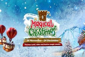 A graphic for Magical Christmas at Drayton Manor Resort, Staffordshire