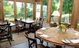 Duncombe Arms' light and airy restaurant