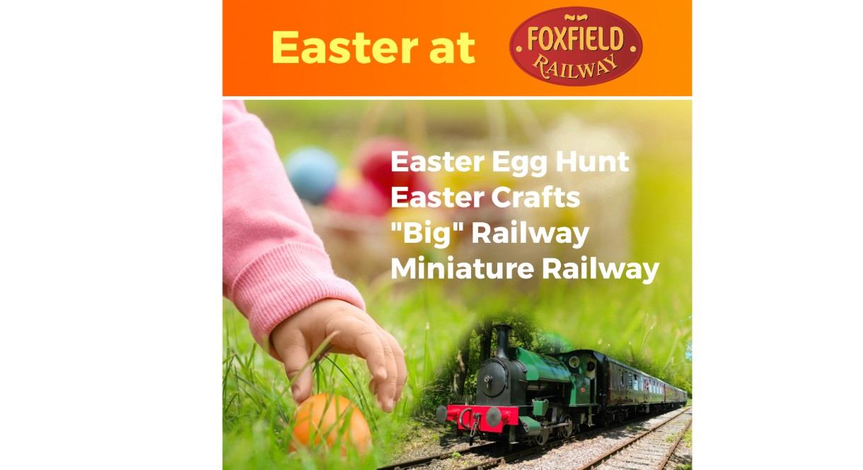 multiple images for Foxfield Railway's Easter Event (Egg Hunt & Steam Train)