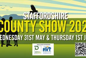 Graphic depicting Staffordshire County Show 2023