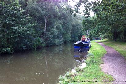 Fradley Junction, Staffordshire is an ideal spot for a relaxing, canalside walk. Image: Andrew Abbott.
