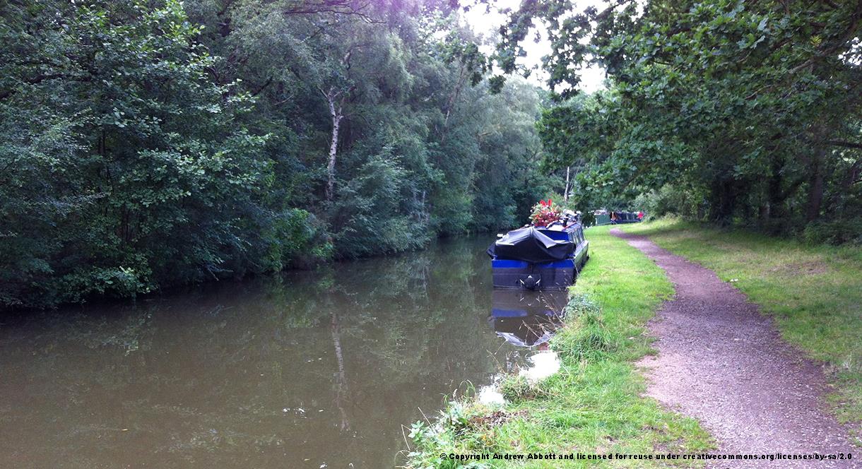 Fradley Junction, Staffordshire is an ideal spot for a relaxing, canalside walk. Image: Andrew Abbott.