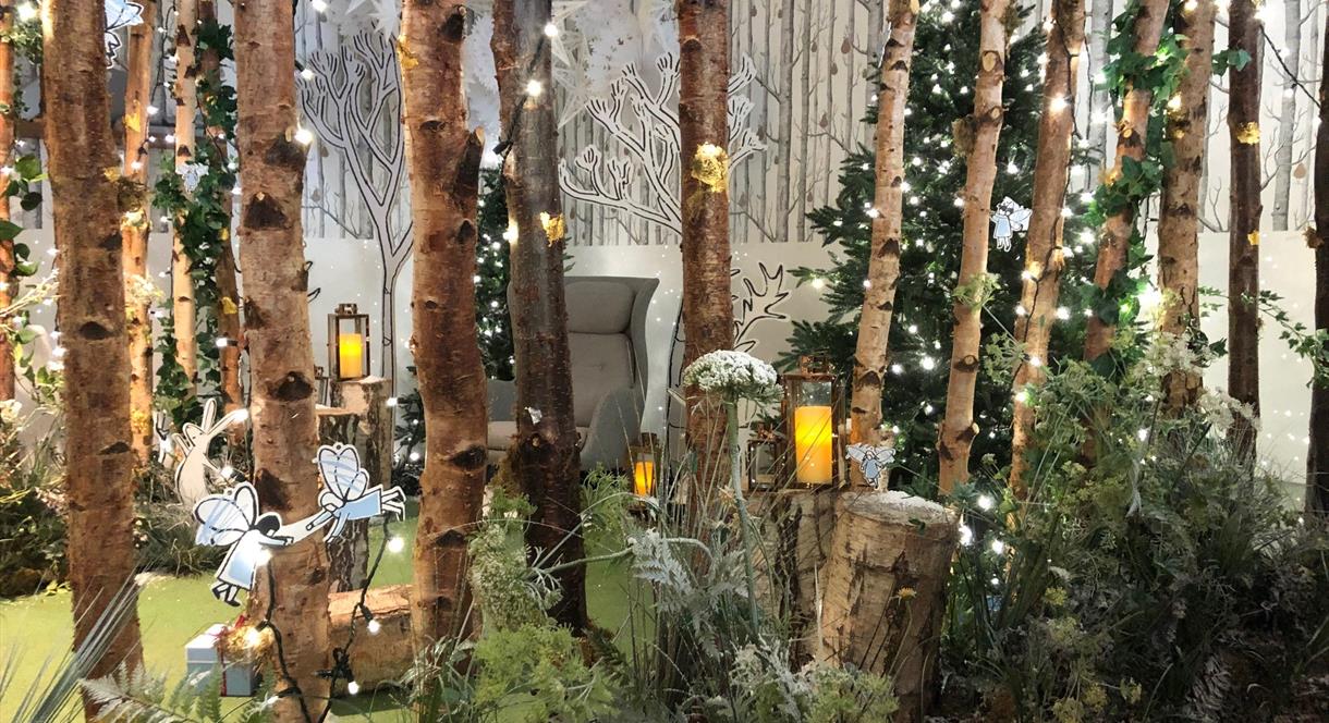 A glimpse into Santa's Grotto at World of Wedgwood, Staffordshire