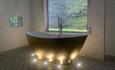 Luxurious bathroom to help you relax and unwind in the Me and Ewe lodge, Mayfield Snuggery, Staffordshire