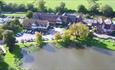 Aerial view of the Moat House Acton Trussell