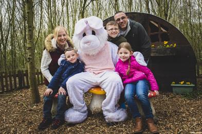 Find the Easter Bunny at National Forest Adventure Farm, Staffordshire