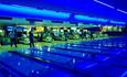 Bowling Lanes in Blue