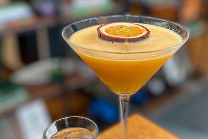 Passionfruit martini at The Orchard Bar & Bistro