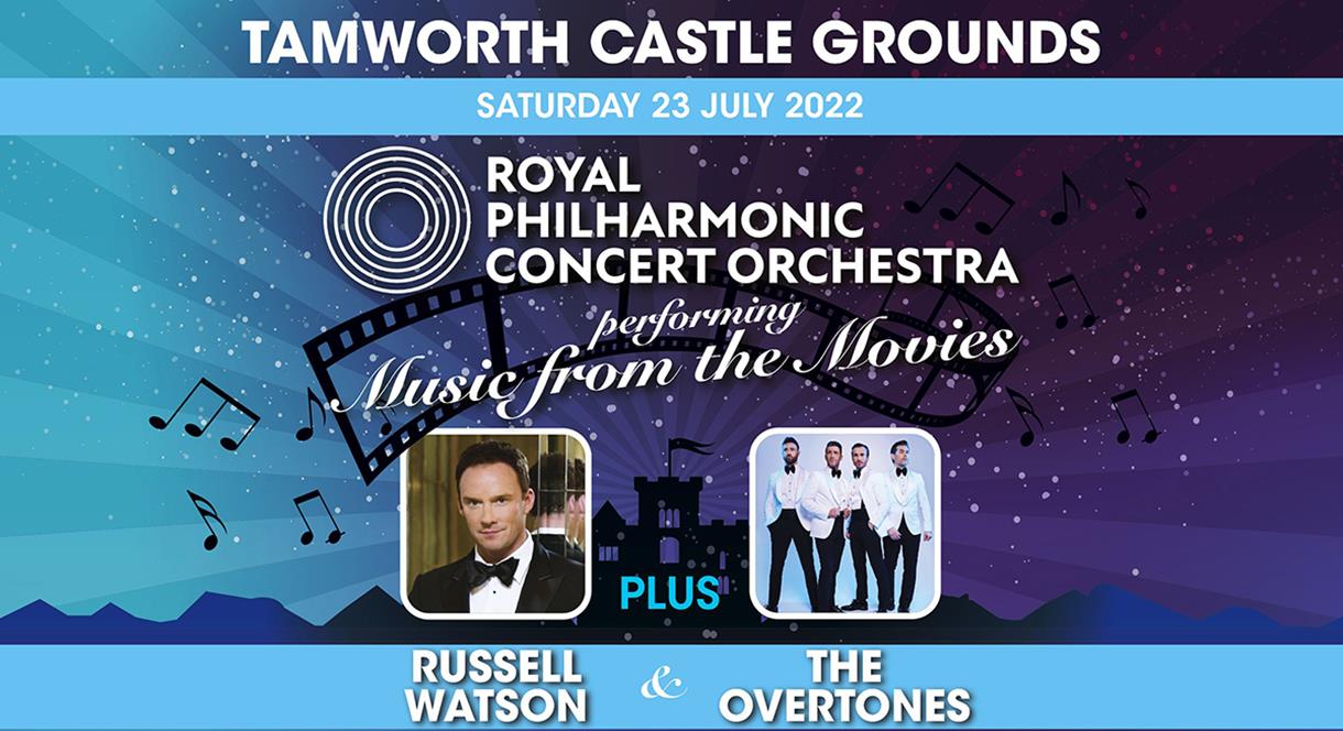 Hear all your favourite songs from the movies at Tamworth Castle Grounds, Staffordshire, this summer