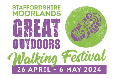 logo for the Staffordshire Moorlands Walking Festival