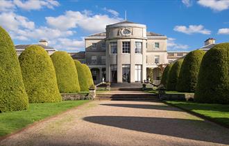 Shugborough Estate, Staffordshire. View of the rear of the house.