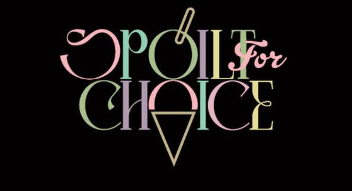 image shows the logo for Spoilt for Choice