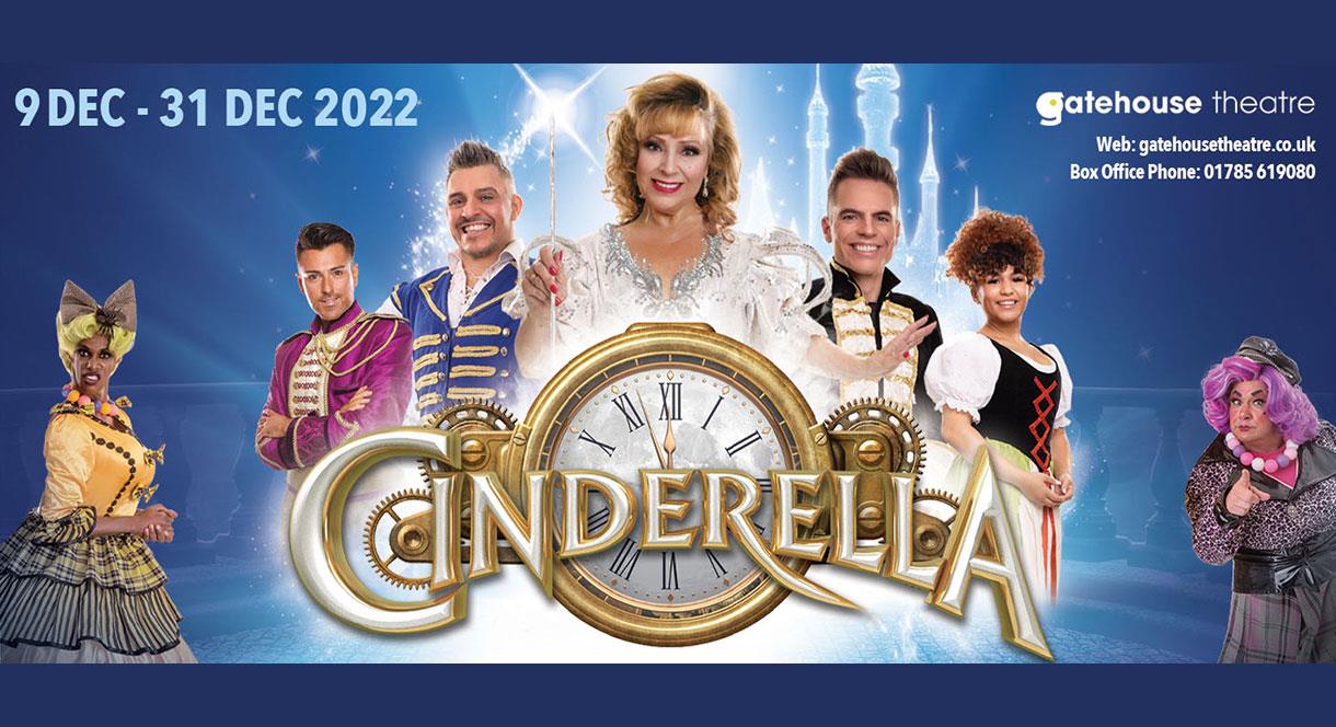Cinderella at Stafford Gatehouse Theatre. The pantomime for 2022.