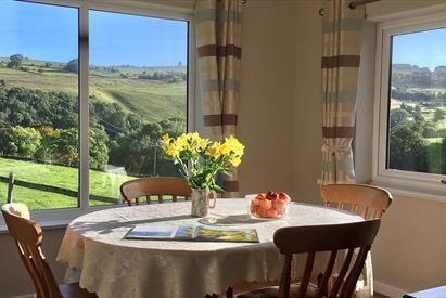 Stunning views from The Orchards dining room